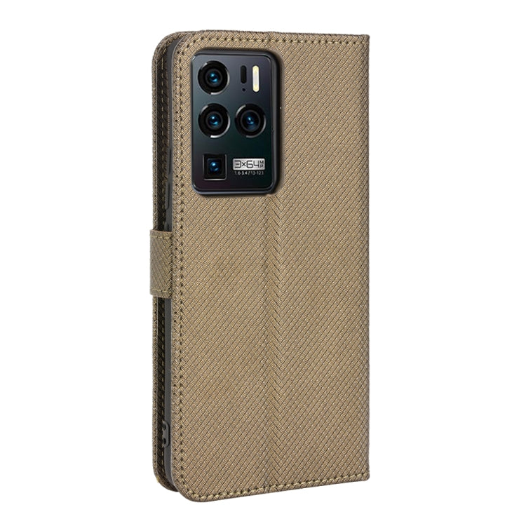 For ZTE Axon 30 Ultra 5G Diamond Texture Leather Phone Case