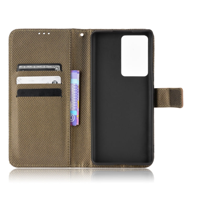 For ZTE Axon 30 Ultra 5G Diamond Texture Leather Phone Case
