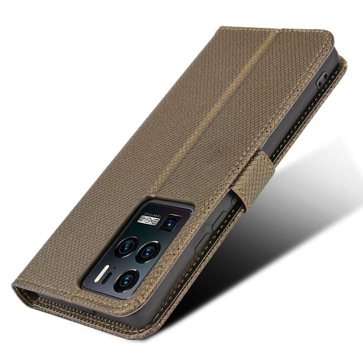 For ZTE Axon 30 Ultra 5G Diamond Texture Leather Phone Case