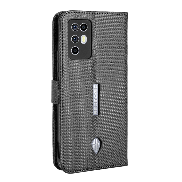For ZTE Nubia Red Magic 6R Diamond Texture Leather Phone Case