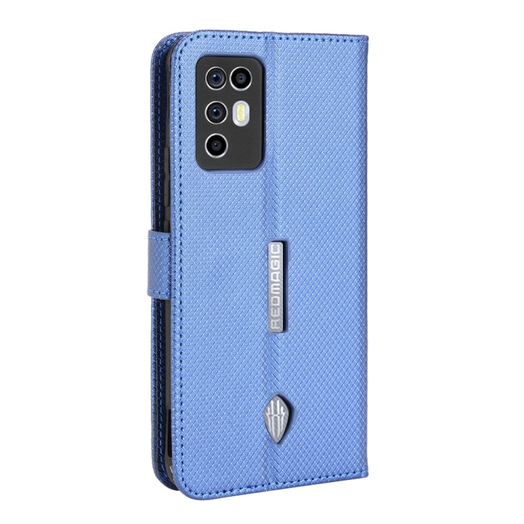 For ZTE Nubia Red Magic 6R Diamond Texture Leather Phone Case