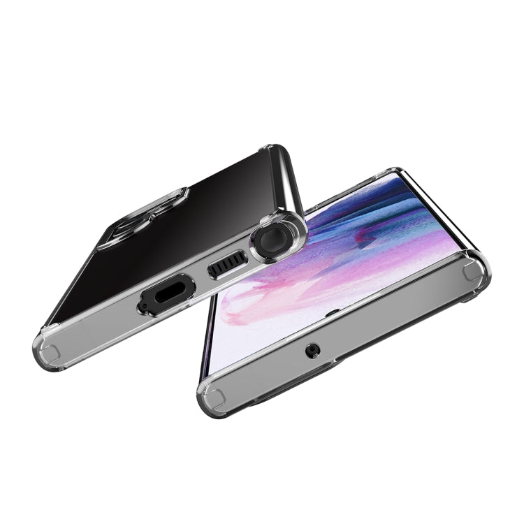 For Samsung Galaxy S22 5G Crystal Clear Series PC + TPU Phone Case