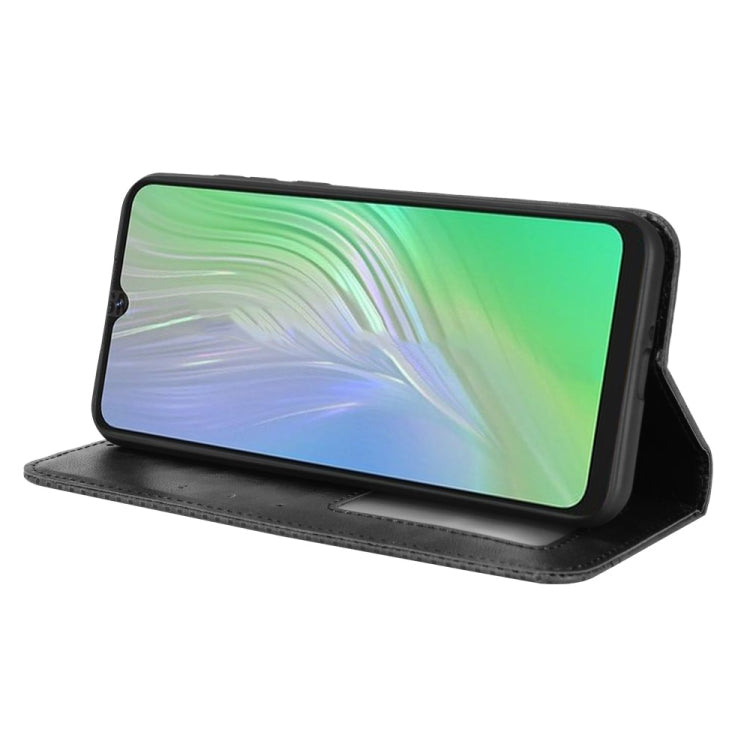 For Blackview A55 Magnetic Buckle Retro Crazy Horse Leather Phone Case