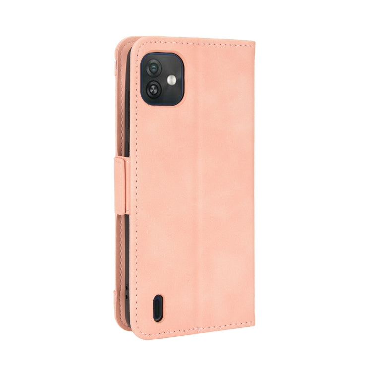 For Wiko Y82 Skin Feel Calf Pattern Leather Phone Case
