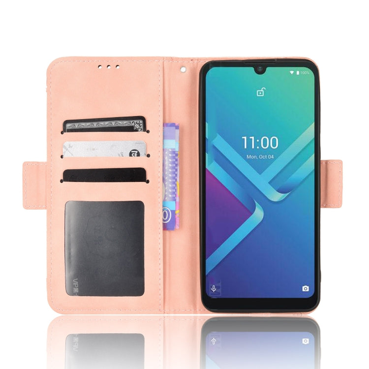 For Wiko Y82 Skin Feel Calf Pattern Leather Phone Case
