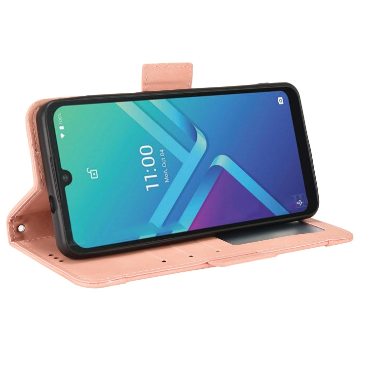 For Wiko Y82 Skin Feel Calf Pattern Leather Phone Case