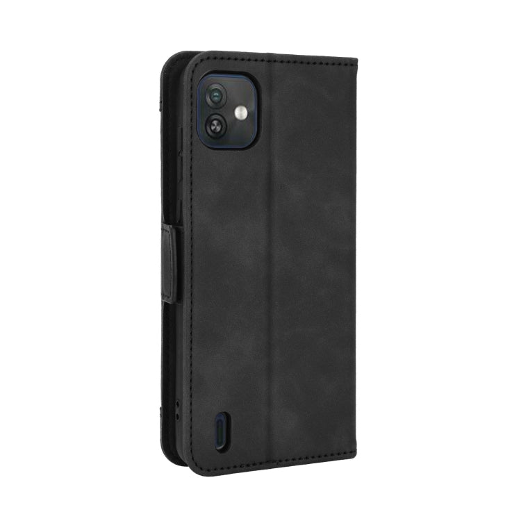 For Wiko Y82 Skin Feel Calf Pattern Leather Phone Case