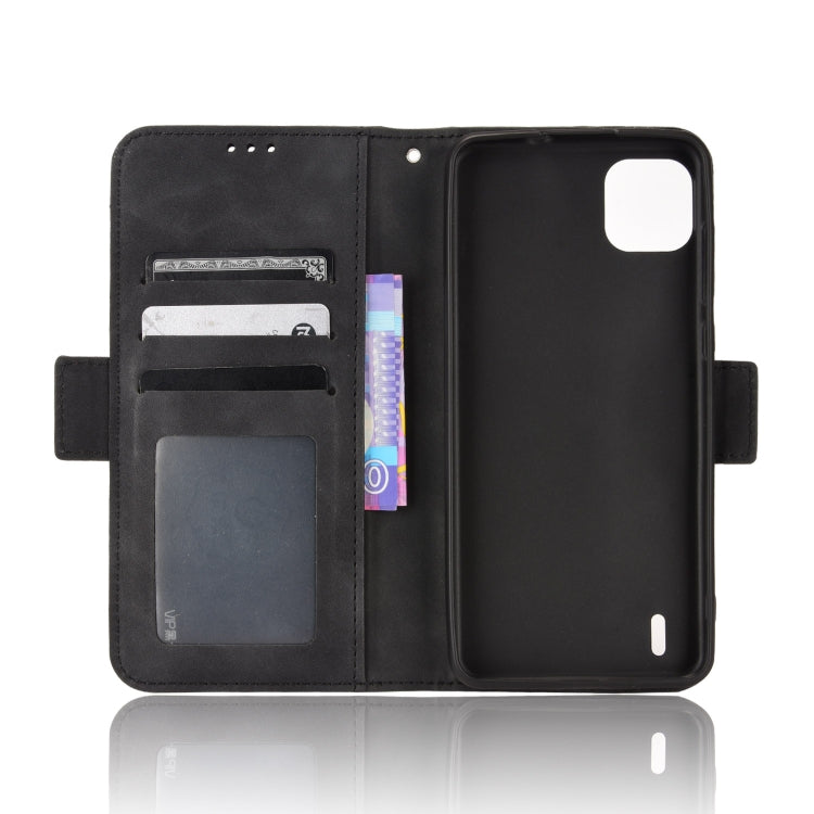 For Wiko Y82 Skin Feel Calf Pattern Leather Phone Case