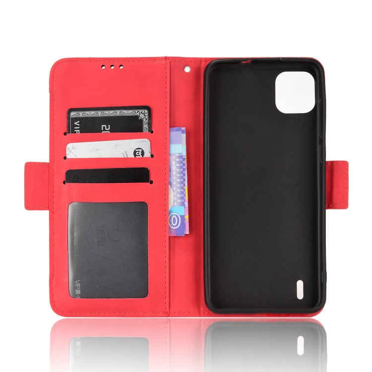 For Wiko Y82 Skin Feel Calf Pattern Leather Phone Case