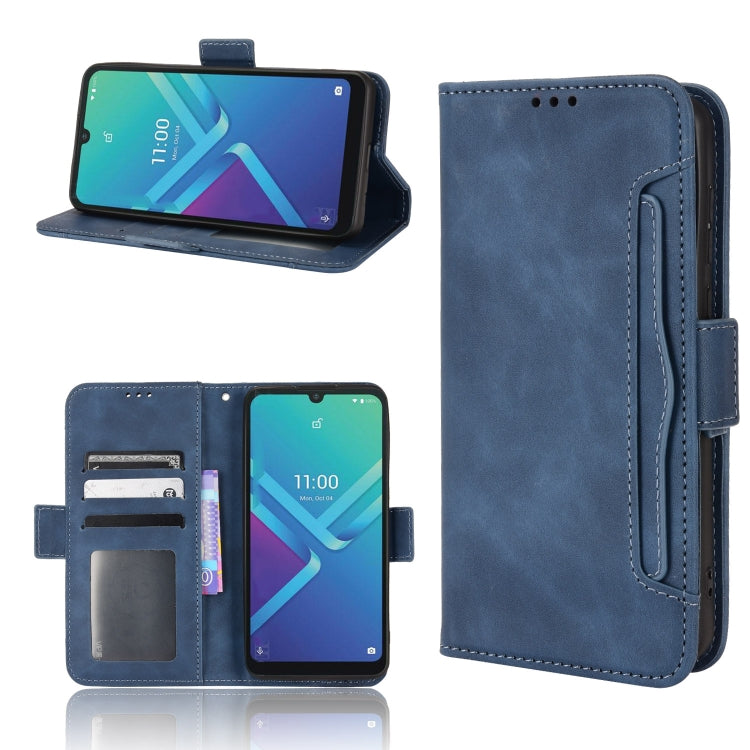 For Wiko Y82 Skin Feel Calf Pattern Leather Phone Case