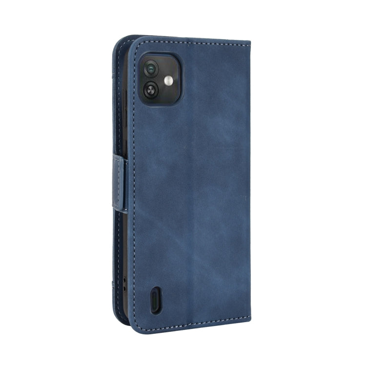 For Wiko Y82 Skin Feel Calf Pattern Leather Phone Case
