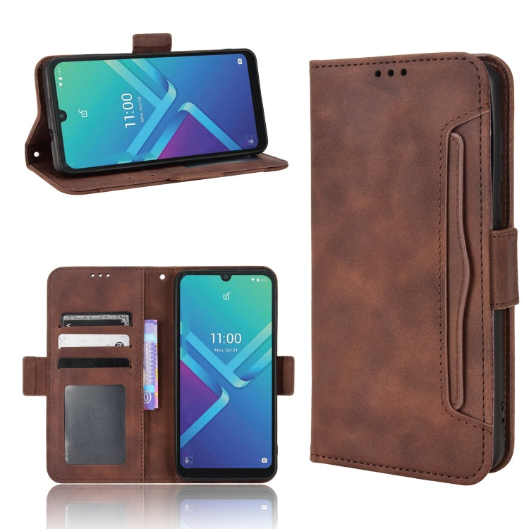 For Wiko Y82 Skin Feel Calf Pattern Leather Phone Case