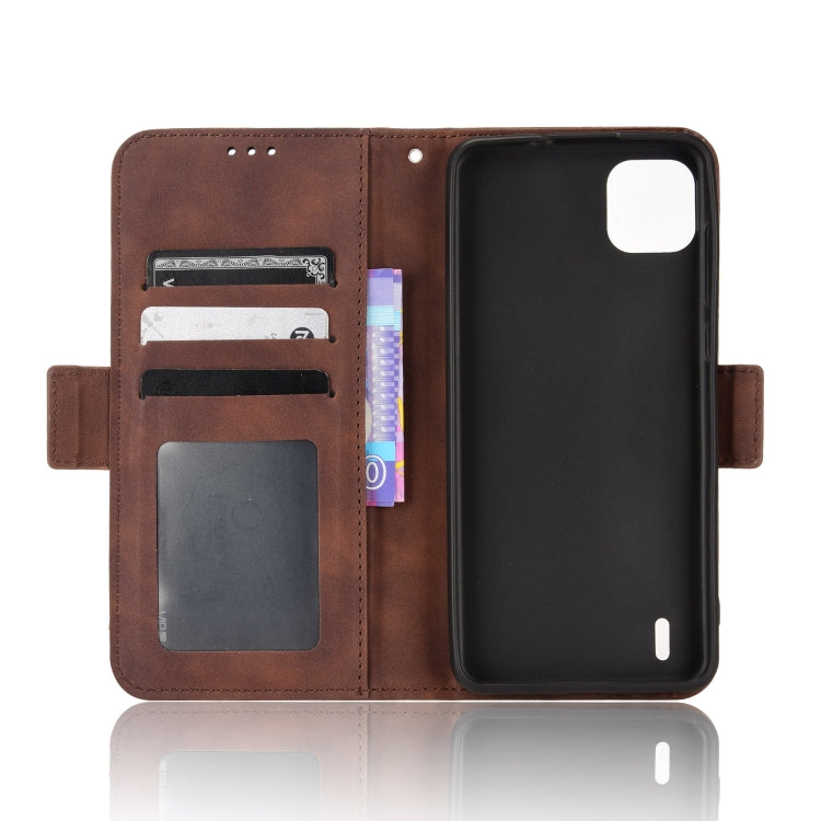 For Wiko Y82 Skin Feel Calf Pattern Leather Phone Case
