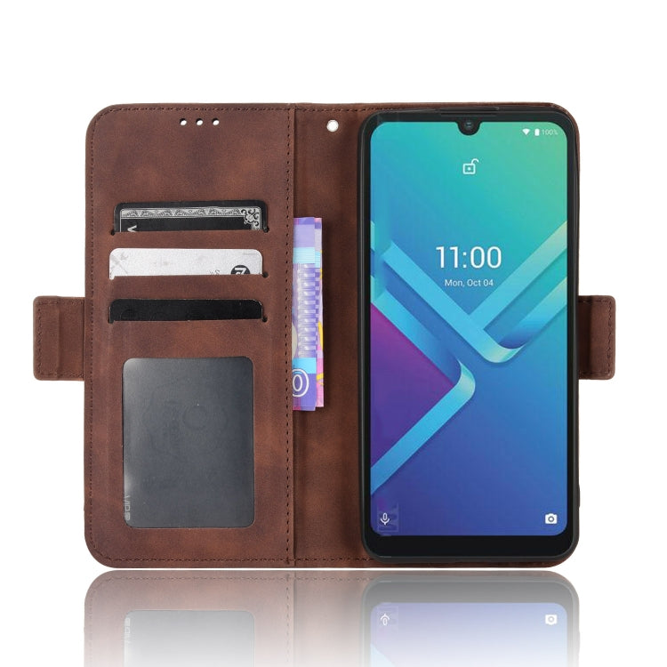For Wiko Y82 Skin Feel Calf Pattern Leather Phone Case