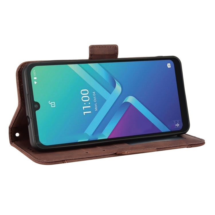 For Wiko Y82 Skin Feel Calf Pattern Leather Phone Case
