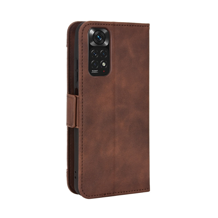 For Xiaomi Redmi Note 11S / Note 11 4G Overseas Version Skin Feel Calf Pattern Leather Phone Case