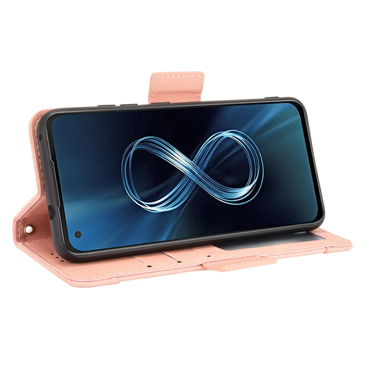For Asus Zenfone 8 / 8Z Skin Feel Calf Pattern Leather Phone Case