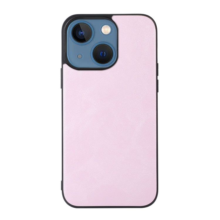For iPhone 13 Cowhide Texture PU Phone Case