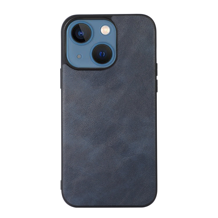 For iPhone 13 Cowhide Texture PU Phone Case