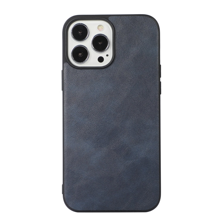 For iPhone 13 Pro Cowhide Texture PU Phone Case