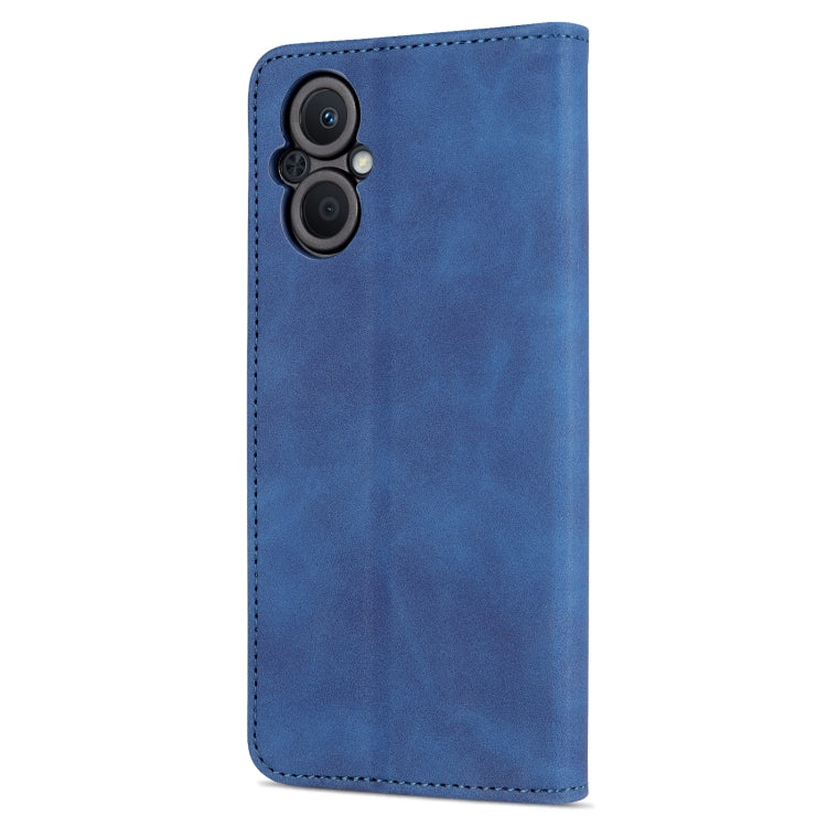 For OPPO A96 5G / Reno7 5G Overseas Version & OnePlus Nord N20 5G AZNS Skin Feel Calf Texture Horizontal Flip Leather Phone Case