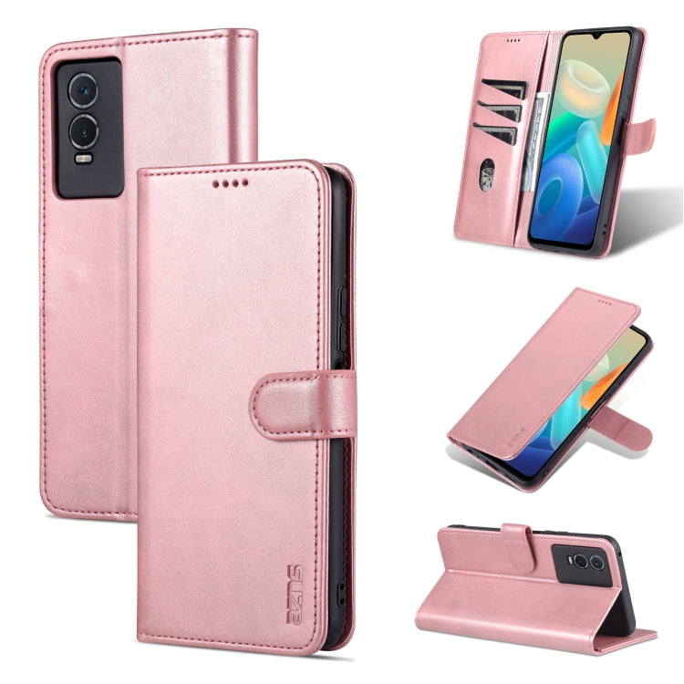 For vivo Y76s 5G / Y74s AZNS Skin Feel Calf Texture Horizontal Flip Leather Phone Case