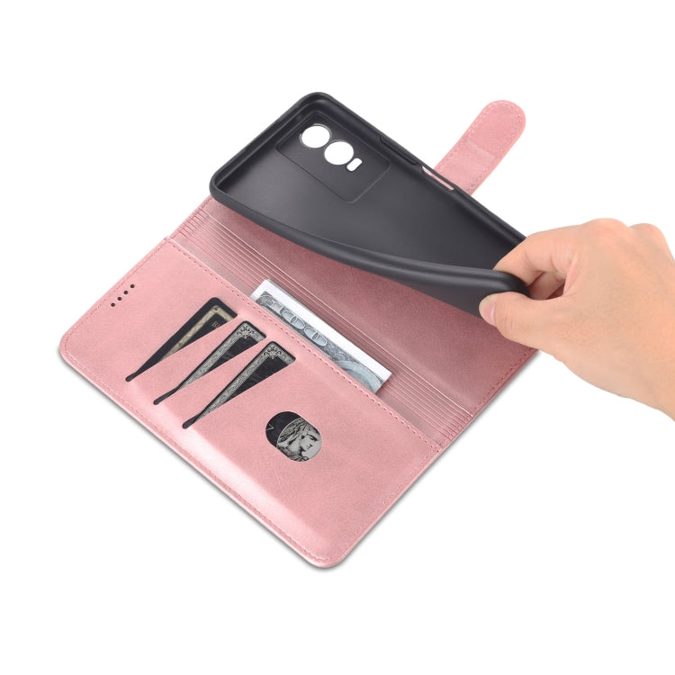 For vivo Y76s 5G / Y74s AZNS Skin Feel Calf Texture Horizontal Flip Leather Phone Case