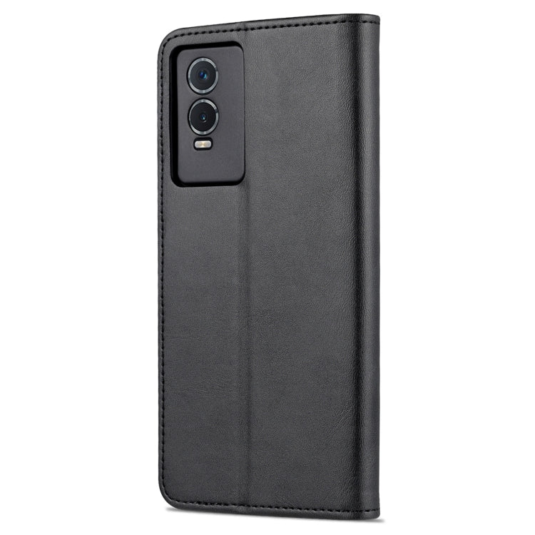 For vivo Y76s 5G / Y74s AZNS Skin Feel Calf Texture Horizontal Flip Leather Phone Case