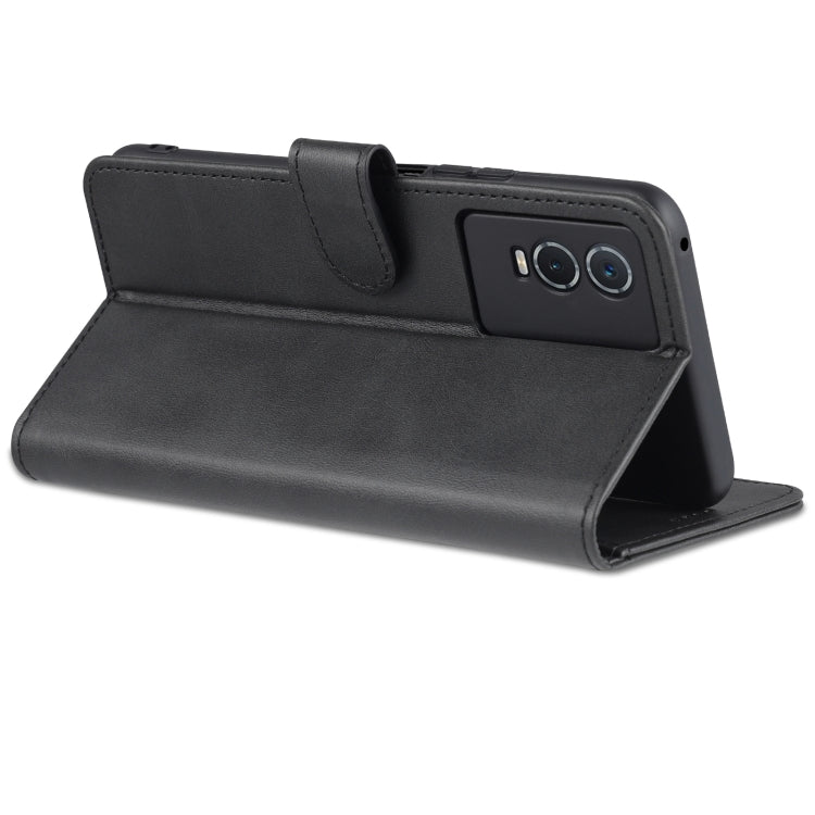For vivo Y76s 5G / Y74s AZNS Skin Feel Calf Texture Horizontal Flip Leather Phone Case