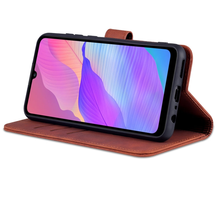 For Huawei Enjoy 20e AZNS Skin Feel Calf Texture Horizontal Flip Leather Phone Case