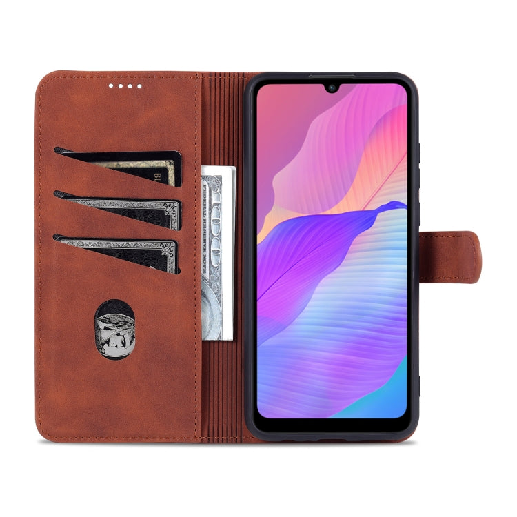 For Huawei Enjoy 20e AZNS Skin Feel Calf Texture Horizontal Flip Leather Phone Case