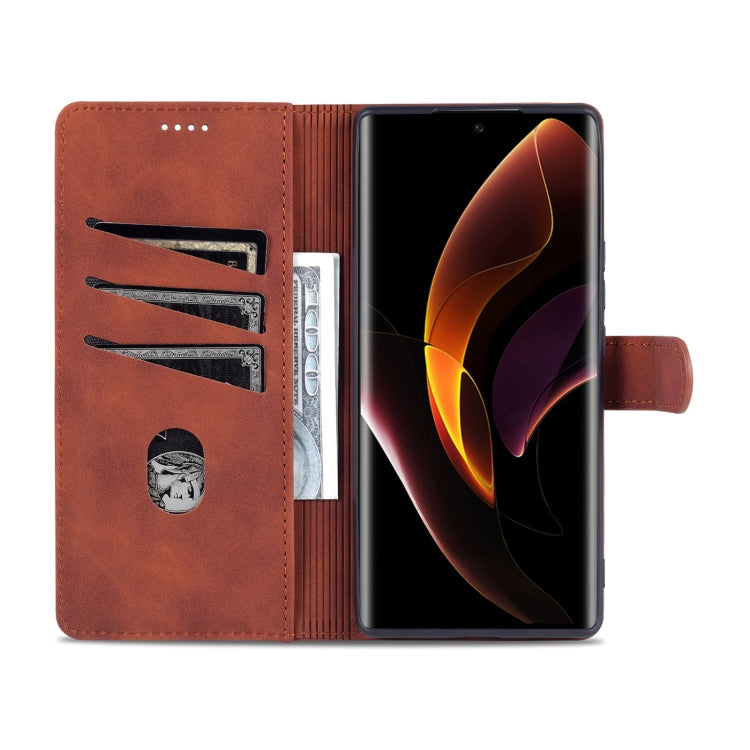 For Honor 60 AZNS Skin Feel Calf Texture Horizontal Flip Leather Phone Case