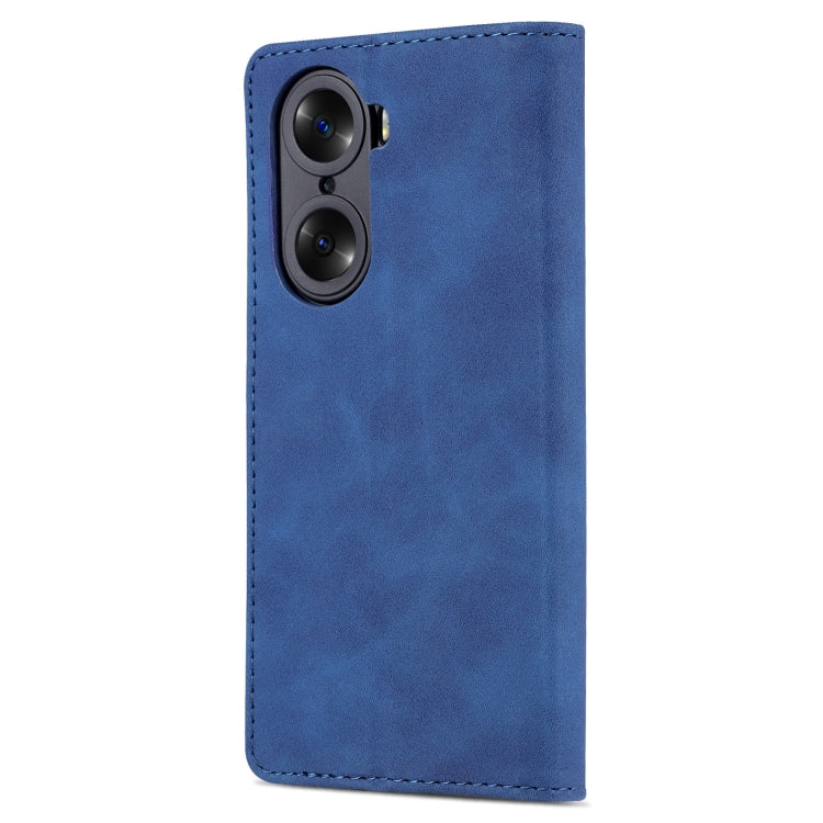 For Honor 60 AZNS Skin Feel Calf Texture Horizontal Flip Leather Phone Case