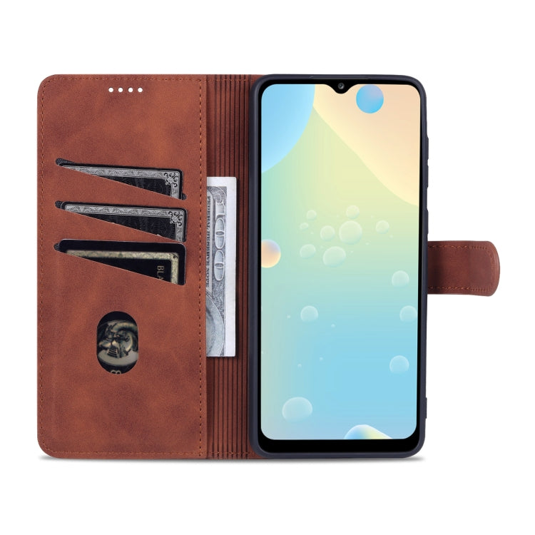 For Samsung Galaxy A53 5G AZNS Skin Feel Calf Texture Horizontal Flip Leather Phone Case