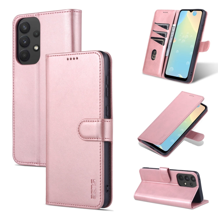 For Samsung Galaxy A53 5G AZNS Skin Feel Calf Texture Horizontal Flip Leather Phone Case