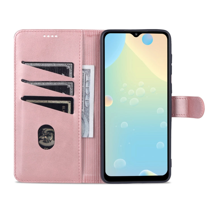 For Samsung Galaxy A53 5G AZNS Skin Feel Calf Texture Horizontal Flip Leather Phone Case