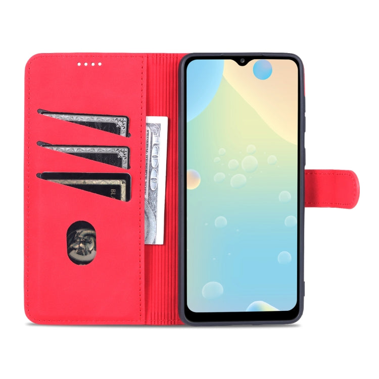 For Samsung Galaxy A53 5G AZNS Skin Feel Calf Texture Horizontal Flip Leather Phone Case