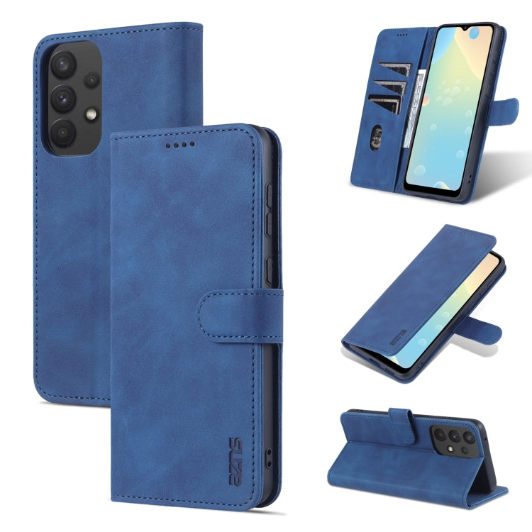 For Samsung Galaxy A53 5G AZNS Skin Feel Calf Texture Horizontal Flip Leather Phone Case