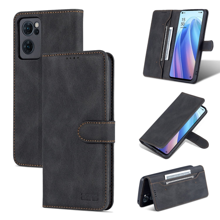 For OPPO Reno7 5G AZNS Dream II Skin Feel Horizontal Flip Leather Case