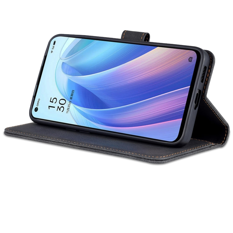 For OPPO Reno7 5G AZNS Dream II Skin Feel Horizontal Flip Leather Case