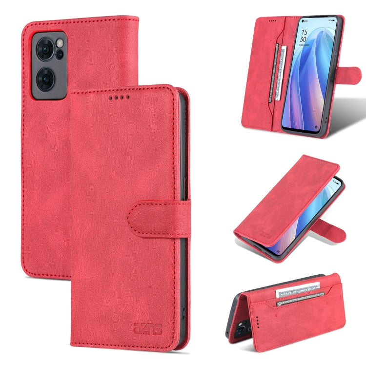 For OPPO Reno7 5G AZNS Dream II Skin Feel Horizontal Flip Leather Case