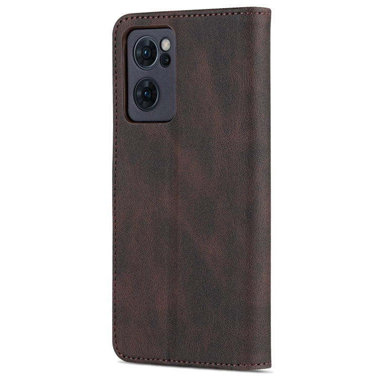 For OPPO Reno7 5G AZNS Dream II Skin Feel Horizontal Flip Leather Case