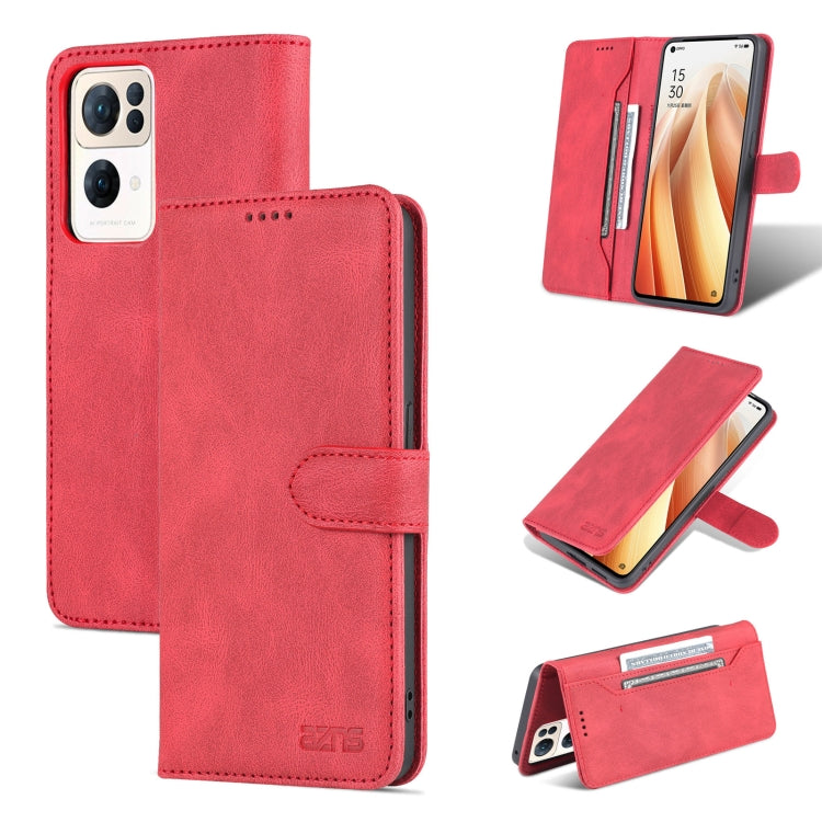 For OPPO Reno7 Pro 5G AZNS Dream II Skin Feel Horizontal Flip Leather Case