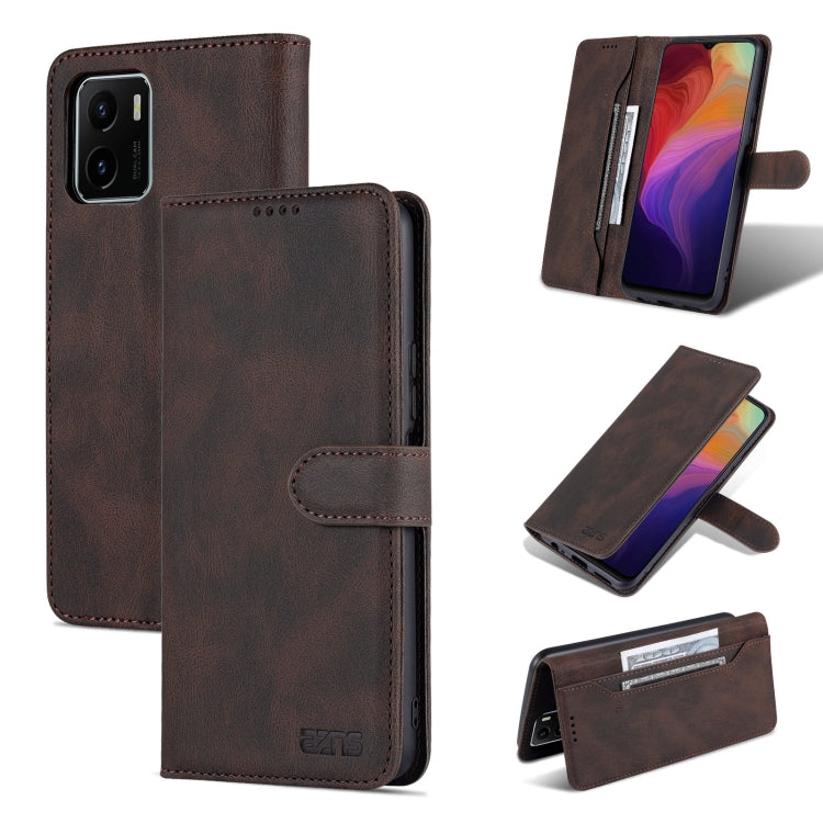 For vivo Y15s / Y15a / T1 5G AZNS Dream II Skin Feel Horizontal Flip Leather Case