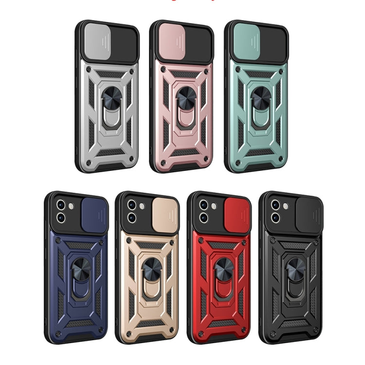 For Samsung Galaxy A03 5G 166mm Sliding Camera Cover TPU+PC Phone Case