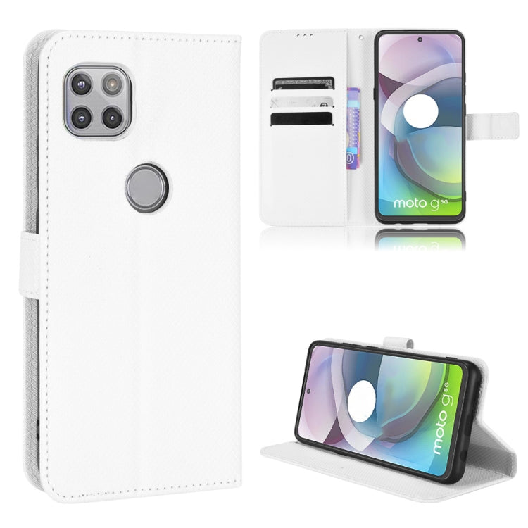 For Motorola Moto G 5G Diamond Texture Leather Phone Case