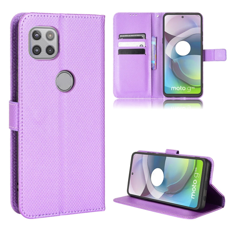 For Motorola Moto G 5G Diamond Texture Leather Phone Case