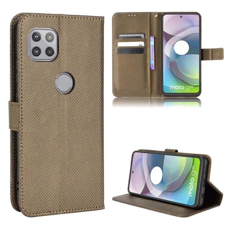 For Motorola Moto G 5G Diamond Texture Leather Phone Case