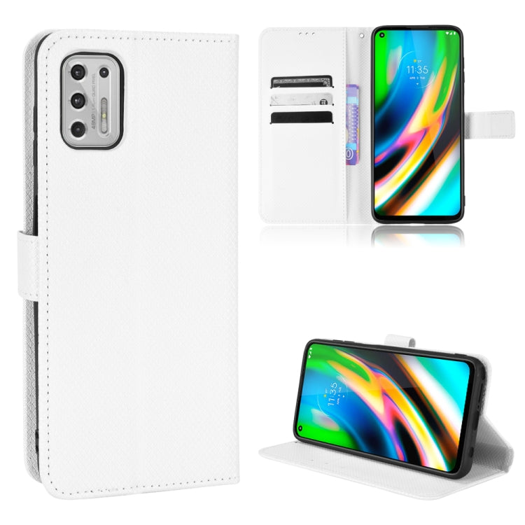 For Motorola Moto G Stylus 2021 Diamond Texture Leather Phone Case