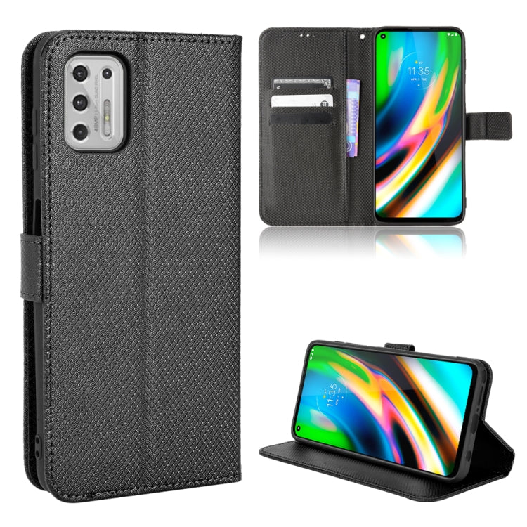 For Motorola Moto G Stylus 2021 Diamond Texture Leather Phone Case